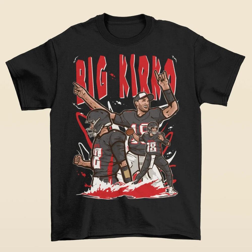 Kirk Cousins Â€Œbig Kirkoâ€ Cartoon Style Atlanta T Shirt